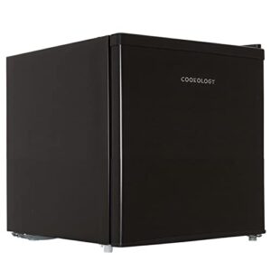 Cookology Table Top Mini Fridge 46 Litre Refrigerator with Ice Box (Black)            [Energy Class F]