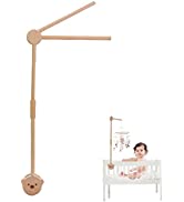 Baby Mobile Crib Holder,Wooden Mount for Mobile Hanging, Baby Crib Attachment for Nursery Decor M...
