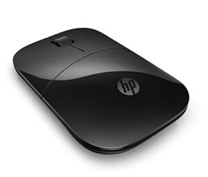 HP Z3700 Black 2.4GHz USB Slim Wireless Mouse with Blue LED 1200 dpi Optical Sensor