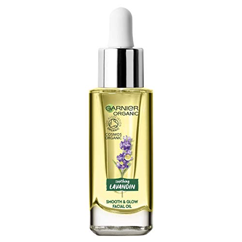 Garnier Organic Soothing Lavandin Glow Facial Oil for Healthy Smooth and Glowing Skin