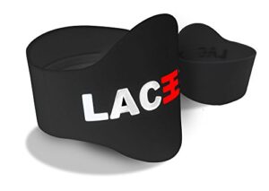 LACEEZE Band Original Black fits shoe size C13 – UK 6.5 keeps laces tied during sport