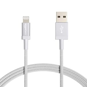 Amazon Basics Nylon Braided Lightning to USB A Cable - MFi Certified iPhone Charger