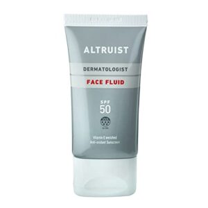 Altruist Dermatologist Sunscreen Fluid SPF – Superior 5star UVA protection by Dr Andrew Birnie premium antioxidant face protection