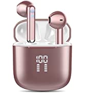 Wireless Earbuds, Bluetooth 5.3 Headphones in Ear Wireless Headphones HiFi Stereo, Bluetooth Earp...