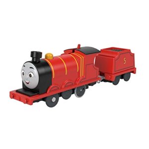 Thomas & Friends Fisher-Price James Motorized Toy Train Engine for Preschool Kids Ages 3 Years and Olde