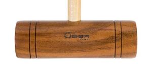 Uber Games Garden Croquet Mallet 34 Inch Handle With A Hardwood Head. Adult Croquet Mallet Malle