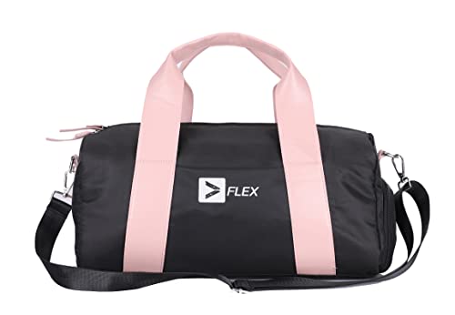 Ladies Sports Gym/Travel Duffel Bag with Separate Shoes Compartment and Wet Pocket