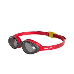 Speedo SPEFT Unisex Child Disney Illusion Junior Goggles - Lava Red/Black/Smoke