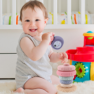 Stacking Toys with Rings