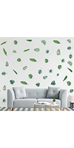 Palm Leaf Wall Stickers