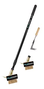paving wire bush long handle with weeder