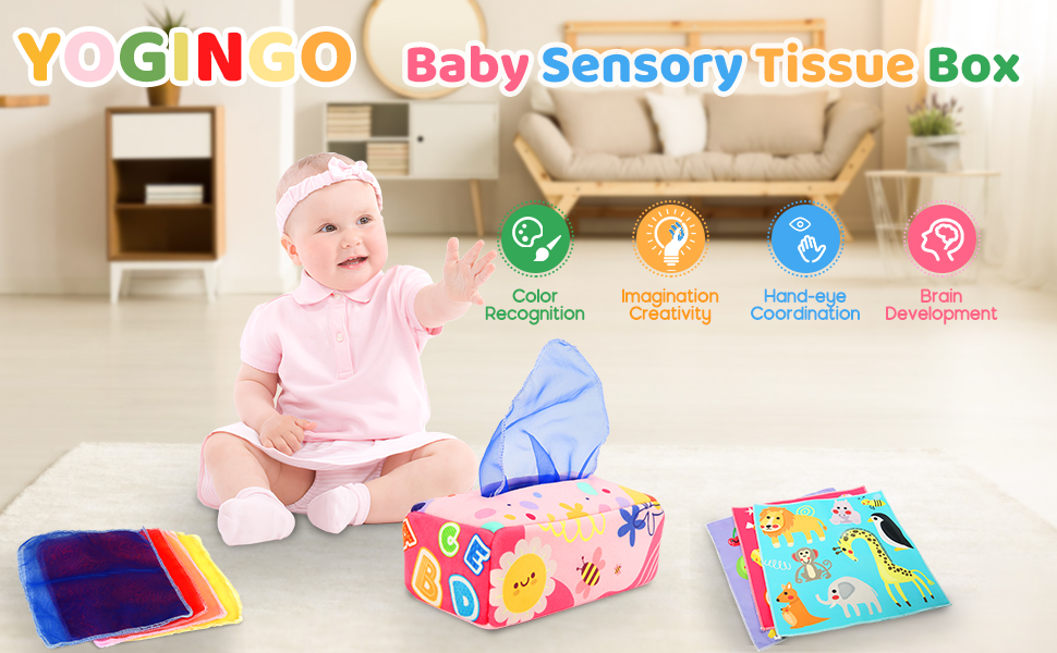 baby tissue box toys