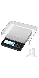 3kg kitchen scales