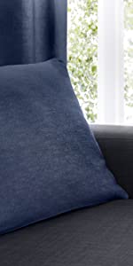 navy blue matching cushions