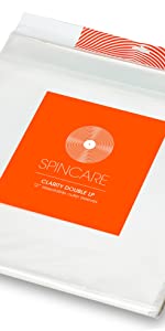 Pack of 50 12 Inch CLARITY DOUBLE Resealable Vinyl Record Sleeves