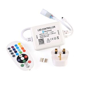 GreenSun LED Lighting 24 Key Bluetooth IR Remote Controller for RGB LED Strip Light