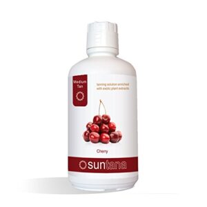 Suntana Spray Tan Cherry Fragrance Medium 10% DHA Sunless Solution - 1000ml