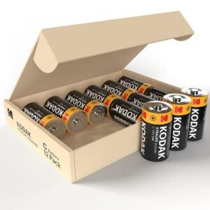 Kodak C Batteries - High-Performance Alkaline Batteries 1.5v Lr14