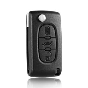 3 pressure housing of the remote control type knife for Peugeot and Citroen – without transponder batteries electronics