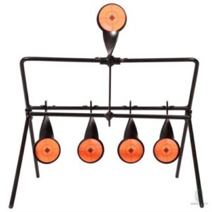 HHH Hunting® Reflex Spinning Ferris Wheel Self Reset Shooting Targets Freestanding Shooting Gallery Set Air Gun Rifle Airgun Hunting Moving Target Shooting Practice