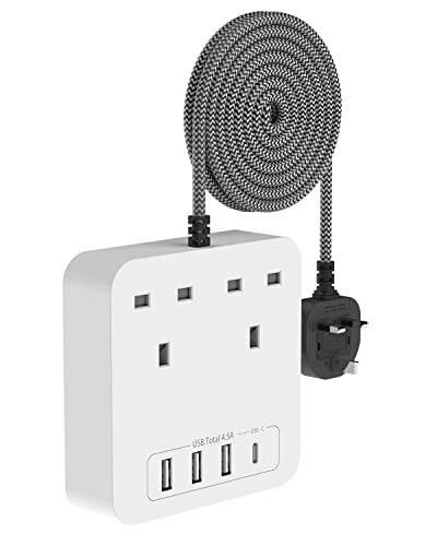 Extension Lead with USB C (3A)
