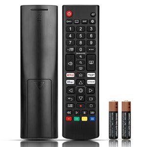 Universal Remote Control for LG Smart TV Remote Control With 2 Battery (AAA) for All Models Lg Lcd Led Hdtv Uhd 3D 4K Universal Tv Remote Lg AKB75095308 AKB75095307 AKB7415324 Lg Remote Control For T