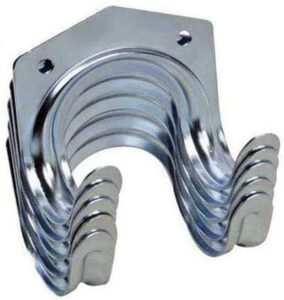 Tool Hooks Hanger Set 5 Pack Garage Shed Hanging Bucket Brackets Heavy Duty High Load Bearing Garden Storage Wall Hooks for Warehouse