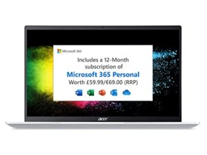 Acer Swift 1 SF114-34 14 Inch Laptop - (Intel Pentium N6000