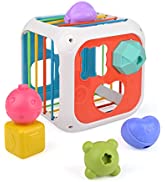 Vanmor 600 Pieces Snow Building Blocks, Kids STEM Toys Educational Toys Discs Sets, Big Size Inte...