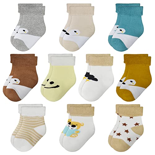 TRAMLE Baby Boys Socks Thick Terry Socks