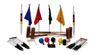 Uber Games Championship Croquet Set with Nylon Bag - Contains 4 mallets in 2 sizes