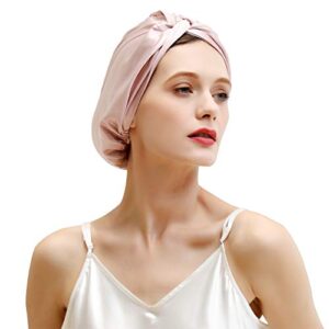 ZIMASILK 22 Momme 100% Mulberry Silk Sleep Cap for Women Hair Care
