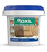 Roxil Enhanced Decking Oil 5L Clear - Weatherproof, Nourish and Protect Outdoor Wood with Added U...