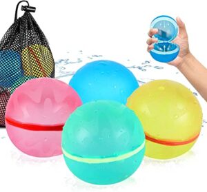 SOPPYCID 4 PC Reusable Magnetic Water Balloons