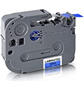 Label Maker Tape SUPVAN LP5120M Adapted Label Print Paper Size Continous 0.47inx13.12ft Thermal L...