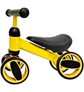 Veluoess Balance Bike for Baby, Kids Trike Ride on Toys Children Walker Bike No Pedal Baby Balanc...