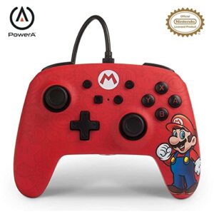 PowerA Enhanced Wired Controller for Nintendo Switch - Mario
