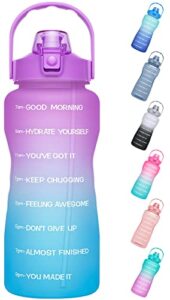 MEITAGIE 2.2 Litre Large Water Bottle with Time Marker