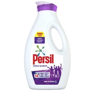 Persil Colour keeps colours bright Laundry Washing Liquid Detergent 100% recyclable bottle 53 wash 1.431 l