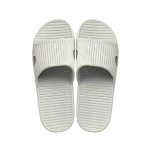 JoWebb Unisex Slip On Slippers for Women/Men Non-Slip Light Weight Flat Slide Sandals Shower Sandals House Soft Flip Flop Shoes for Indoor Home Garden Bathroom Poolside