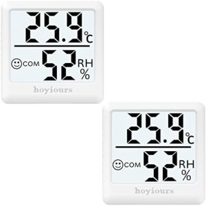 2-Pack Thermometer Hygrometer