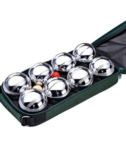 Jaques of London Boules | Garden Bowls Set for Families | Steel Boule Set | Quality Outdoor Garden Games for Over 220 Years