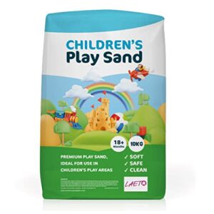 Laeto Summertime Days Childrens Play Sand 10KG Bag For Kids Non Toxic Soft Playsand Idea For Playing in sand pits