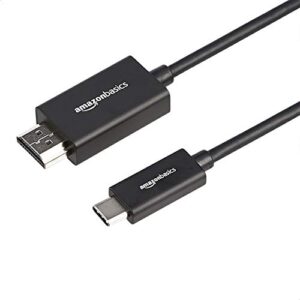 Amazon Basics Premium Aluminium USB-C to HDMI Cable Adapter (Thunderbolt 3 Compatible) 4K@60Hz