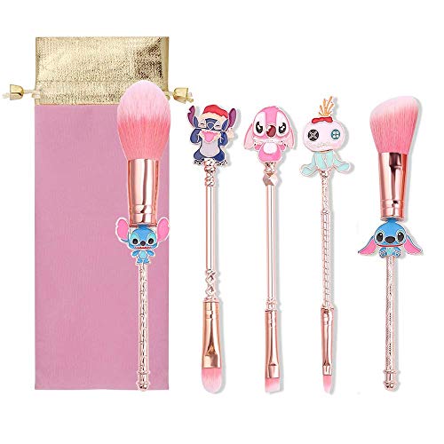 [5 Pcs] Stitch Makeup Brush Set