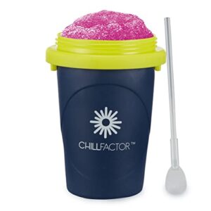 ChillFactor slushy maker Neon Blue - Reusable slushy maker cup