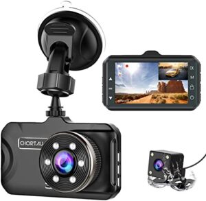 CHORTAU Dash Cam For Cars Front and Rear Full HD 1080P