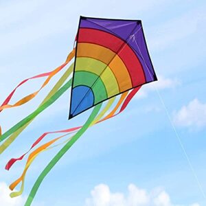 Aihomego Huge Colorful Kite for Kids and Adults