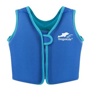 Kids Swim Vest Float Jacket Neoprene Buoyancy Vest Floation Swimwear With Adjustable Strap Swimming Vest Suitable For 11-30kg/1-6 Years Toddler Boys Girls