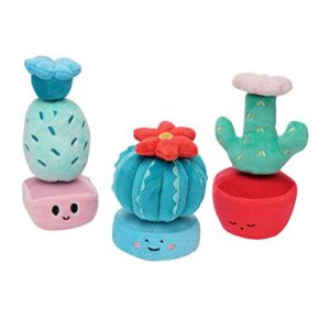 Manhattan Toy Cactus Garden 9 Piece Mix & Match Magnetic Plush Stacking Toy Playse